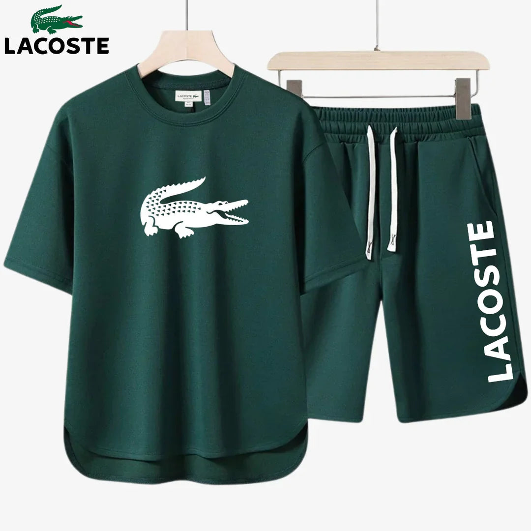 Lacoste™ T-Shirt & Shorts Set – 2025 Edition