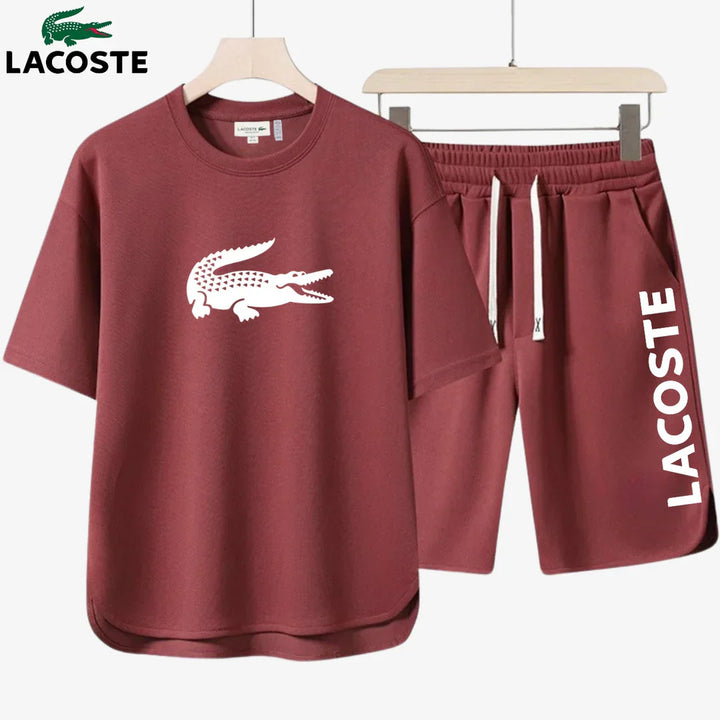 Lacoste™ T-Shirt & Shorts Set – 2025 Edition